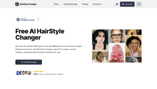 HairStyle Changer 主页